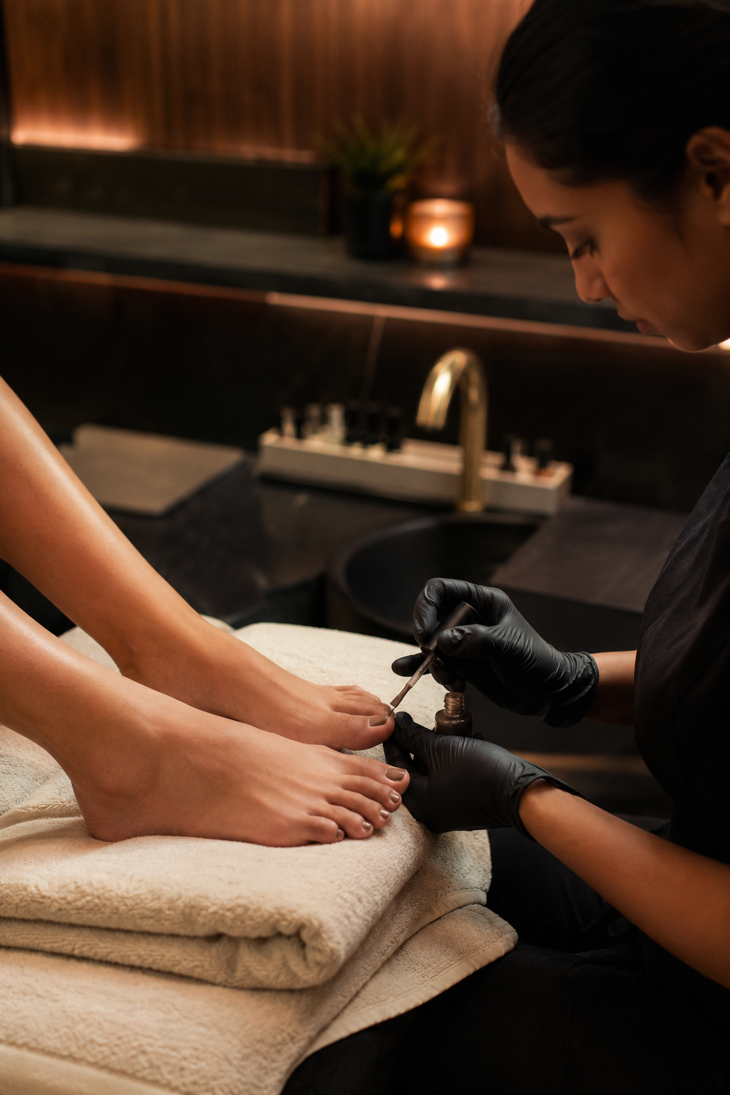 Luxury pedicure treatment at Best Nails and Spa