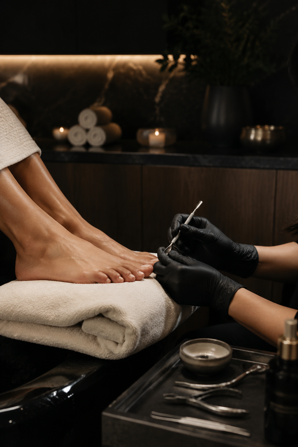 Premium pedicure treatment
